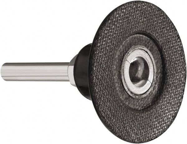 DeWALT - 3" Diam Quick-Change Disc Backing Pad - 1/4" Shank Diam, 20,000 RPM, Roloc Compatible - Exact Tooling