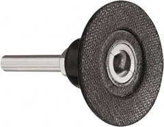 DeWALT - 3" Diam Quick-Change Disc Backing Pad - 1/4" Shank Diam, 20,000 RPM, Roloc Compatible - Exact Tooling