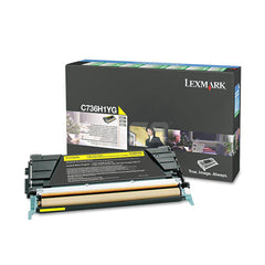 Lexmark - Office Machine Supplies & Accessories; Office Machine/Equipment Accessory Type: Toner Cartridge ; For Use With: Lexmark C736 ; Color: Yellow - Exact Tooling