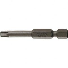 Wiha - T15 Power Bit - 1/4" Drive, 2" OAL - Exact Tooling