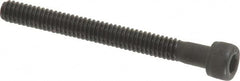 Value Collection - #5-40 UNC Hex Socket Drive, Socket Cap Screw - Alloy Steel, Black Oxide Finish, Partially Threaded, 1-1/4" Length Under Head - Exact Tooling