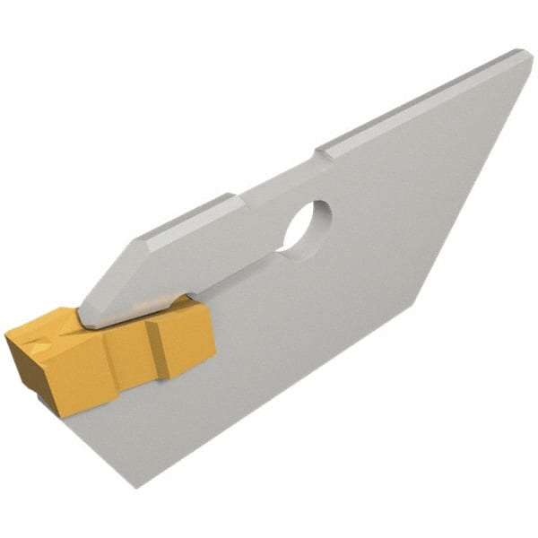 Iscar - 3.6 to 4.5mm Groove Width, 20mm Max Depth of Cut, Neutral Cut, CGHN Indexable Grooving Blade - Multiple Insert Styles, Series Cut Grip - Exact Tooling