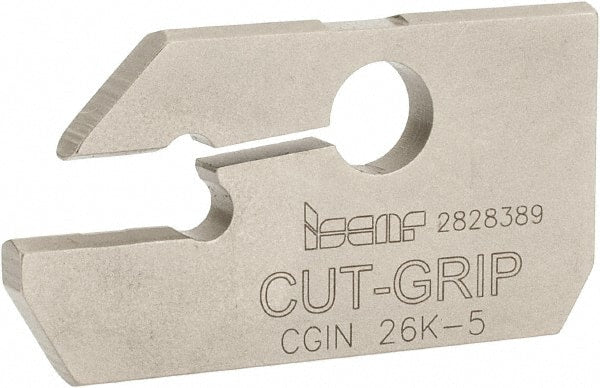 Iscar - 4.4 to 6.4mm Groove Width, 15mm Max Depth of Cut, Neutral Cut, CGIN Indexable Grooving Blade - GIFI, GIFI-E, GIFI-E (Full Radius), GINI-E, GIPI, GIPI (Full Radius), GIPI-E, TIPI-MT Insert Style, Series Cut Grip - Exact Tooling