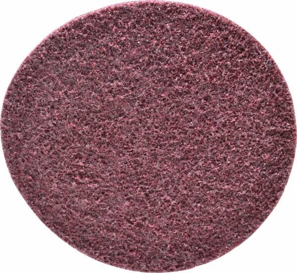 Norton - 4-1/2" Diam, 120 Grit, Aluminum Oxide Hook & Loop Disc - Fine Grade, Nonwoven, - Exact Tooling