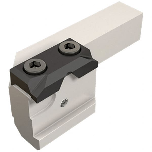 Iscar - Left Hand Indexable Grooving Cutoff Toolholder - 1" Shank Height x 1" Shank Width, GI.. Insert Style, UBHC Toolholder Style, Series Cut Grip - Exact Tooling