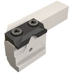 Iscar - Left Hand Indexable Grooving Cutoff Toolholder - 1" Shank Height x 1" Shank Width, GI.. Insert Style, UBHC Toolholder Style, Series Cut Grip - Exact Tooling