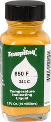 Tempil - 650°F Temp Indicating Liquid - 2 Ounce Container, 343°C - Exact Tooling