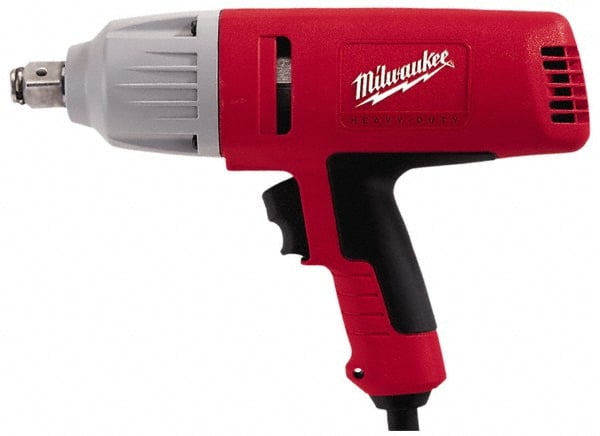 Milwaukee Tool - 3/4 Inch Drive, 380 Ft./Lbs. Torque, Pistol Grip Handle, 1,750 RPM, Impact Wrench - 7 Amps, 120 Volts - Exact Tooling
