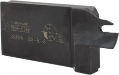 Iscar - 2.1" Groove Width, 13mm Max Depth of Cut, Right Hand Cut, SGFFA Indexable Grooving Blade - GFF-R/L Insert Style, Series Self-Grip - Exact Tooling