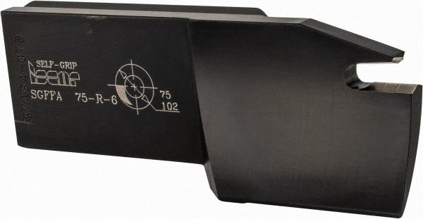 Iscar - 6" Groove Width, 35mm Max Depth of Cut, Right Hand Cut, SGFFA Indexable Grooving Blade - GFF-N Insert Style, Series Self-Grip - Exact Tooling