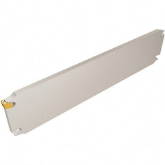 Iscar - 2.7 to 3.53mm Groove Width, Left Hand Cut, SGFH Indexable Grooving Blade - GFN-C, GFN-J, GFN-M, GFN-U, GFN-W, GFR-U, GFR/L-C, GFR/L-J, GFR/L-W Insert Style, Series Self-Grip - Exact Tooling