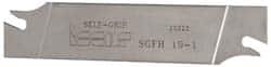Iscar - 3/4" Blade Height, 0.0472" Blade Width, 3.3858" OAL, Right Hand Cut, Double End Indexable Cut-Off Blade - SGFH Blade, Self Grip Series - Exact Tooling