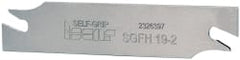 Iscar - 3/4" Blade Height, 1/16" Blade Width, 3.3858" OAL, Right Hand Cut, Double End Indexable Cut-Off Blade - SGFH Blade, Self Grip Series - Exact Tooling