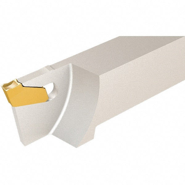 Iscar - SGTF, Left Hand Cut, 40mm Max Workpc Diam, Indexable Cutoff Toolholder - 12mm Shank Width, 20mm Shank Height, 110mm OAL - Exact Tooling