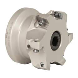 Iscar - 6 Inserts, 2-1/2" Cut Diam, 1" Arbor Diam, 0.56" Max Depth of Cut, Indexable Square-Shoulder Face Mill - 0/90° Lead Angle, 1-3/4" High, AD..1505.. & HM90 AD..1505.. Insert Compatibility, Series HM90 - Exact Tooling