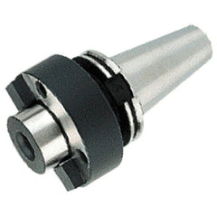 Iscar - CAT50 Taper Face Mill Holder & Adapter - 2-1/2" Pilot Diam, 1-1/8" Arbor Length, 5/8-11 Mount Hole, 0.000197" TIR - Exact Tooling