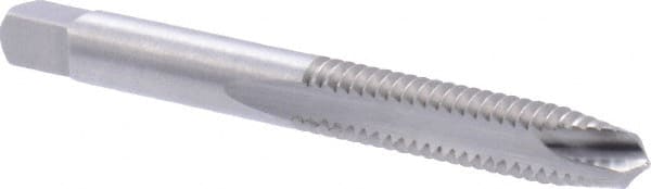 Union Butterfield - 1/4-20 UNC, 2 Flute, Bright Finish, High Speed Steel Spiral Point Tap - Plug Chamfer, Right Hand Thread, 2-1/2" OAL, 1" Thread Length, 0.255" Shank Diam, 3B Class of Fit, Series 1585 - Exact Tooling