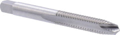 Union Butterfield - 1/4-20 UNC, 2 Flute, Bright Finish, High Speed Steel Spiral Point Tap - Plug Chamfer, Right Hand Thread, 2-1/2" OAL, 1" Thread Length, 0.255" Shank Diam, 3B Class of Fit, Series 1585 - Exact Tooling