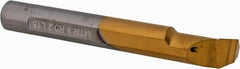 Carmex - 0.32" Min Bore Diam, 0.59" Max Bore Depth, 8mm Shank Diam, Boring Bar - 0.008" Corner Radius, Right Hand Cut, Solid Carbide, Bright Finish - Exact Tooling