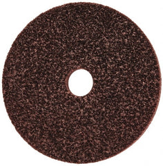 3M - 6" Diam, 1/2" Face Width, 1" Center Hole, Medium Grade, Aluminum Oxide Deburring Wheel - Unitized, Medium Density 5 Grade, 6,000 RPM - Exact Tooling
