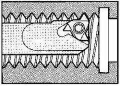 Iscar - Internal Thread, Right Hand Cut, 1-1/2" Shank Width x 1-1/2" Shank Height Indexable Threading Toolholder - 12" OAL, T 22 Insert Compatibility, SI Toolholder - Exact Tooling