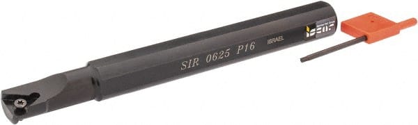 Iscar - Internal Thread, Right Hand Cut, 3/4" Shank Width x 3/4" Shank Height Indexable Threading Toolholder - 7" OAL, P 16 Insert Compatibility, SI Toolholder, Series SIR - Exact Tooling
