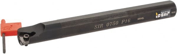 Iscar - Internal Thread, Right Hand Cut, 3/4" Shank Width x 3/4" Shank Height Indexable Threading Toolholder - 7" OAL, P 16 Insert Compatibility, SI Toolholder, Series SIR - Exact Tooling