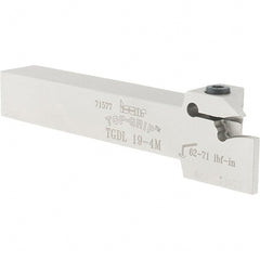 Iscar - TGD, External, Left Hand, 0.683" Max Depth of Cut, 0.157 to 0.197" Groove Width, Indexable Grooving Tool Holder - TGM... Insert Compatibility, 3/4" Shank Height, 3/4" Shank Width, 5" OAL - Exact Tooling