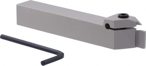 Iscar - TGD, External, Right Hand, 0.29" Max Depth of Cut, 0.118 to 1/8" Groove Width, Indexable Grooving Tool Holder - TGMF 3.. Insert Compatibility, 3/4" Shank Height, 3/4" Shank Width, 5" OAL - Exact Tooling