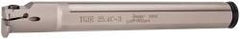 Iscar - TGI, Internal, Right Hand, 0.31" Max Depth of Cut, 0.118" Max Groove Width, Indexable Grooving Tool Holder - TGMF Insert Compatibility, 1" Shank Width, 7.85" OAL, Through Coolant - Exact Tooling