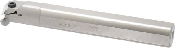 Iscar - TGI, Internal, Right Hand, 0.43" Max Depth of Cut, 0.157 to 0.197" Groove Width, Indexable Grooving Tool Holder - TGMF Insert Compatibility, 1-1/4" Shank Width, 8.65" OAL, Through Coolant - Exact Tooling