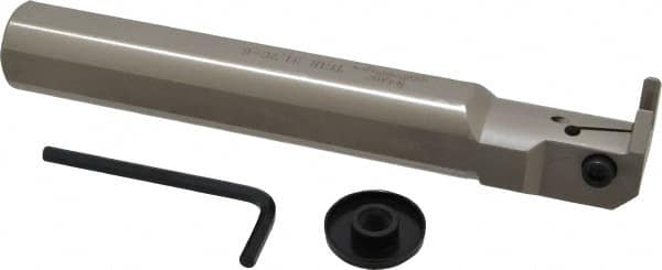 Iscar - TGI, Internal, Right Hand, 0.7" Max Depth of Cut, 0.236 to 1/4" Groove Width, Indexable Grooving Tool Holder - TGMF Insert Compatibility, 1-1/4" Shank Width, 8.65" OAL, Through Coolant - Exact Tooling