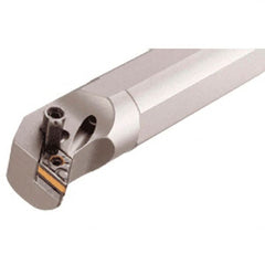 Iscar - 1.58" Min Bore Diam, 12" OAL, 1-1/4" Shank Diam, A-MDUN Indexable Boring Bar - 1.77" Max Bore Depth, DNMG 33.. Insert, Clamp Holding Method - Exact Tooling