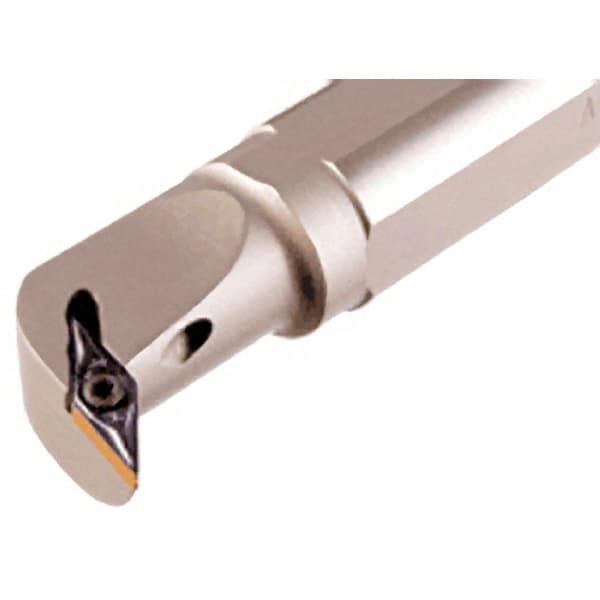 Iscar - 1.24" Min Bore Diam, 8" OAL, 1" Shank Diam, A-SVUN Indexable Boring Bar - 1.38" Max Bore Depth, VN.. 2.5 Insert - Exact Tooling