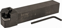 Iscar - MCRN, Right Hand Cut, 75° Lead Angle, 1" Shank Height x 1" Shank Width, Negative Rake Indexable Turning Toolholder - 6" OAL, CN..43.. Insert Compatibility, Series Isoturn - Exact Tooling