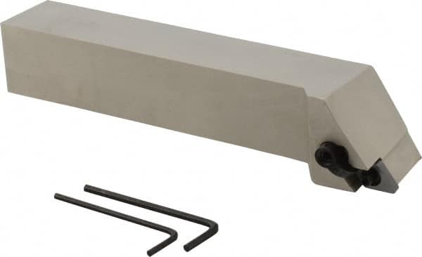 Iscar - MDJN, Left Hand Cut, 93° Lead Angle, 1" Shank Height x 1" Shank Width, Negative Rake Indexable Turning Toolholder - 6" OAL, DN.. Insert Compatibility, Series Isoturn - Exact Tooling