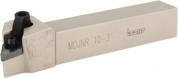 Iscar - MDJN, Right Hand Cut, 93° Lead Angle, 5/8" Shank Height x 5/8" Shank Width, Negative Rake Indexable Turning Toolholder - 4" OAL, DNMG 33.. Insert Compatibility, Series Isoturn - Exact Tooling