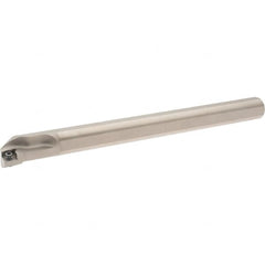 Iscar - 1.22" Min Bore Diam, 12" OAL, 1" Shank Diam, S-SCLC Indexable Boring Bar - 2.17" Max Bore Depth, CC.T 43.. Insert, Screw Holding Method - Exact Tooling