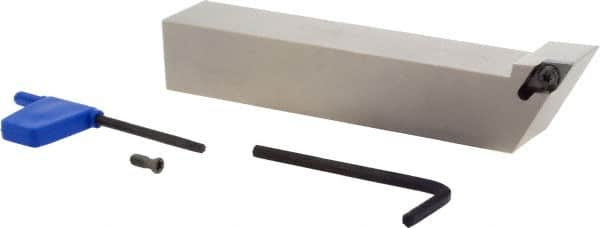 Iscar - SDJC, Right Hand Cut, 1" Shank Height x 1" Shank Width, Neutral Rake Indexable Turning Toolholder - 6" OAL, DC..3 Insert Compatibility, Series Isoturn - Exact Tooling