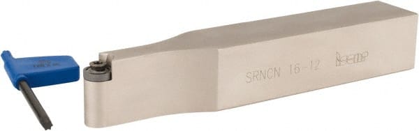 Iscar - SRNC, Neutral Cut, 1" Shank Height x 1" Shank Width, Neutral Rake Indexable Turning Toolholder - 6" OAL, RCMT Insert Compatibility, Series Isoturn - Exact Tooling