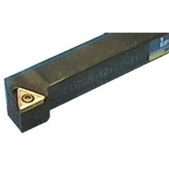 Iscar - STGC, Left Hand Cut, 91° Lead Angle, 3/4" Shank Height x 3/4" Shank Width, Neutral Rake Indexable Turning Toolholder - 4-1/2" OAL, TC.. Insert Compatibility, Series Isoturn - Exact Tooling