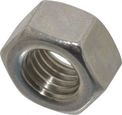 Value Collection - 5/16-24 UNF Stainless Steel Right Hand Hex Nut - 1/2" Across Flats, 7/64" High, Uncoated - Exact Tooling