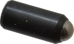 Gibraltar - 0.525" Body Length x 1/4" Body Diam, 1.5 Lb Init to 3.5 Lb Final End Force, Steel Press Fit Ball Plunger - 3/16" Ball Diam, 0.07" Max Ball Reach, +0.0010; +0.0020" Tolerance - Exact Tooling