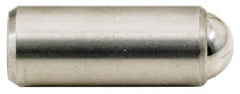 Gibraltar - 0.864" Body Length x 3/8" Body Diam, 5 Lb Init to 14 Lb Final End Force, Stainless Steel Press Fit Ball Plunger - 5/16" Ball Diam, 0.11" Max Ball Reach, +0.0010; +0.0020" Tolerance - Exact Tooling