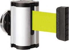 Lavi Industries - 3-1/2" High x 2-1/2" Long x 2-1/2" Wide Magnetic Wall Mount Barrier - Aluminum, Satin Chrome Finish, Satin Aluminum, Use with Magnetic Wall Mount Barriers - Exact Tooling