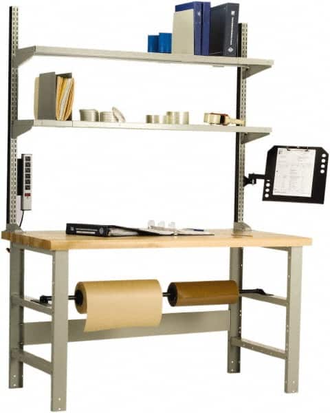 Rousseau Metal - 60" Wide, Packaging Work Station - 30" Deep, Holds up to 300 Lb - Exact Tooling