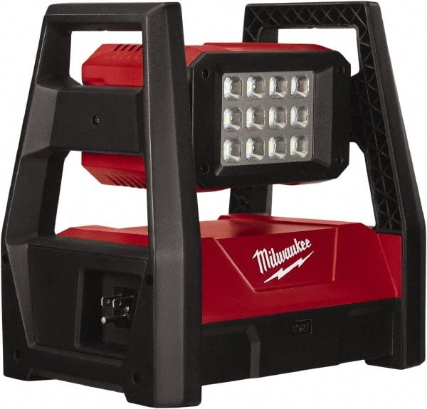 Milwaukee Tool - 18 Volts, 3000 Lumens, Cordless Work Light - 9 hr Run Time - Exact Tooling