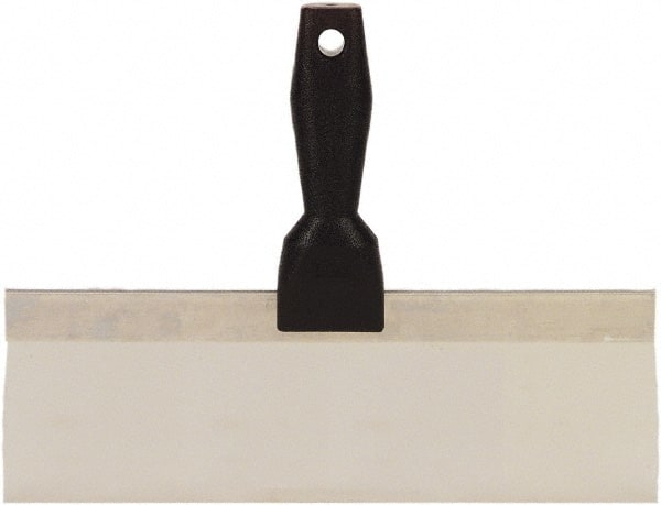 Hyde Tools - 12" Wide Flexible Blade Stainless Steel Joint Knife - Flexible, Polypropylene Handle - Exact Tooling