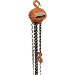 Vestil - 1,000 Lb Lifting Capacity, 10' Lift Height, Hand Hoist - Made from Chain - Exact Tooling