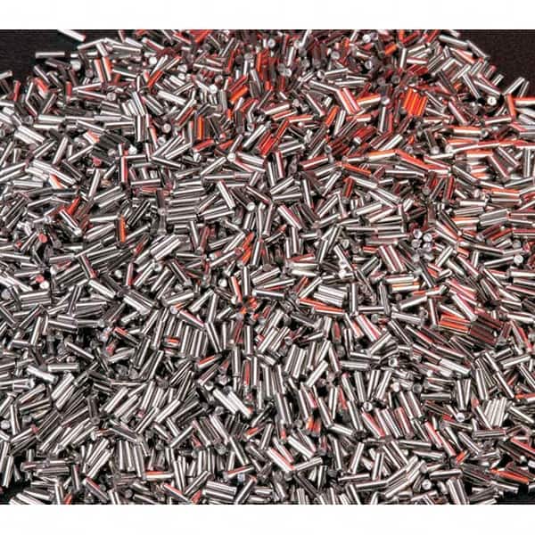 Techniks - Tumbling Media Carrier Material: Steel Abrasive Material: 304 Stainless Steel - Exact Tooling
